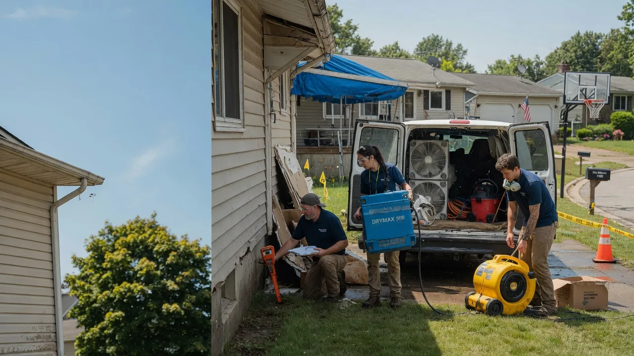 Ceiling Leak Cleanup in Frankfort, MI near me